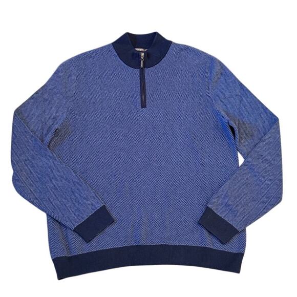 J.MCLAUGHLIN Blue Pull Over - Size L - Picture 1 of 4